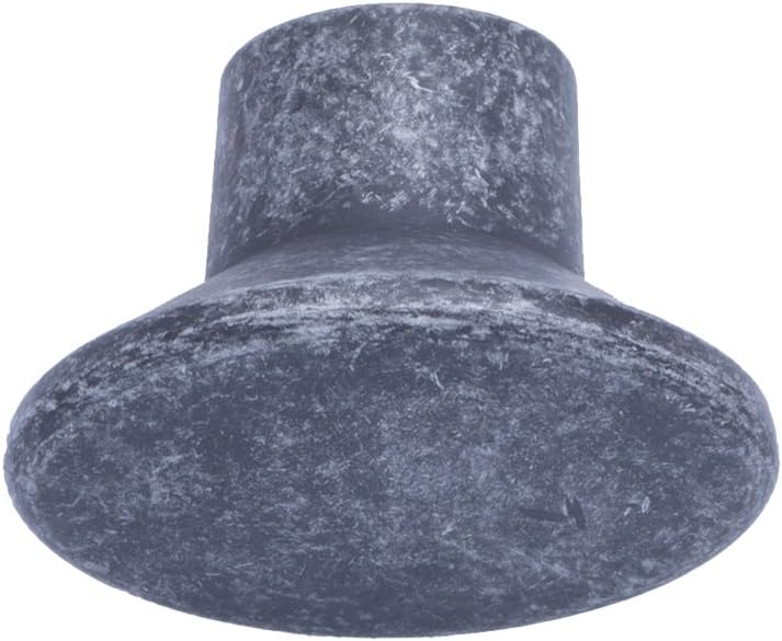 Amazon Basics Flat Oval Cabinet Knob, 1.44-inch Diameter, Antique Silver, 10-Pack