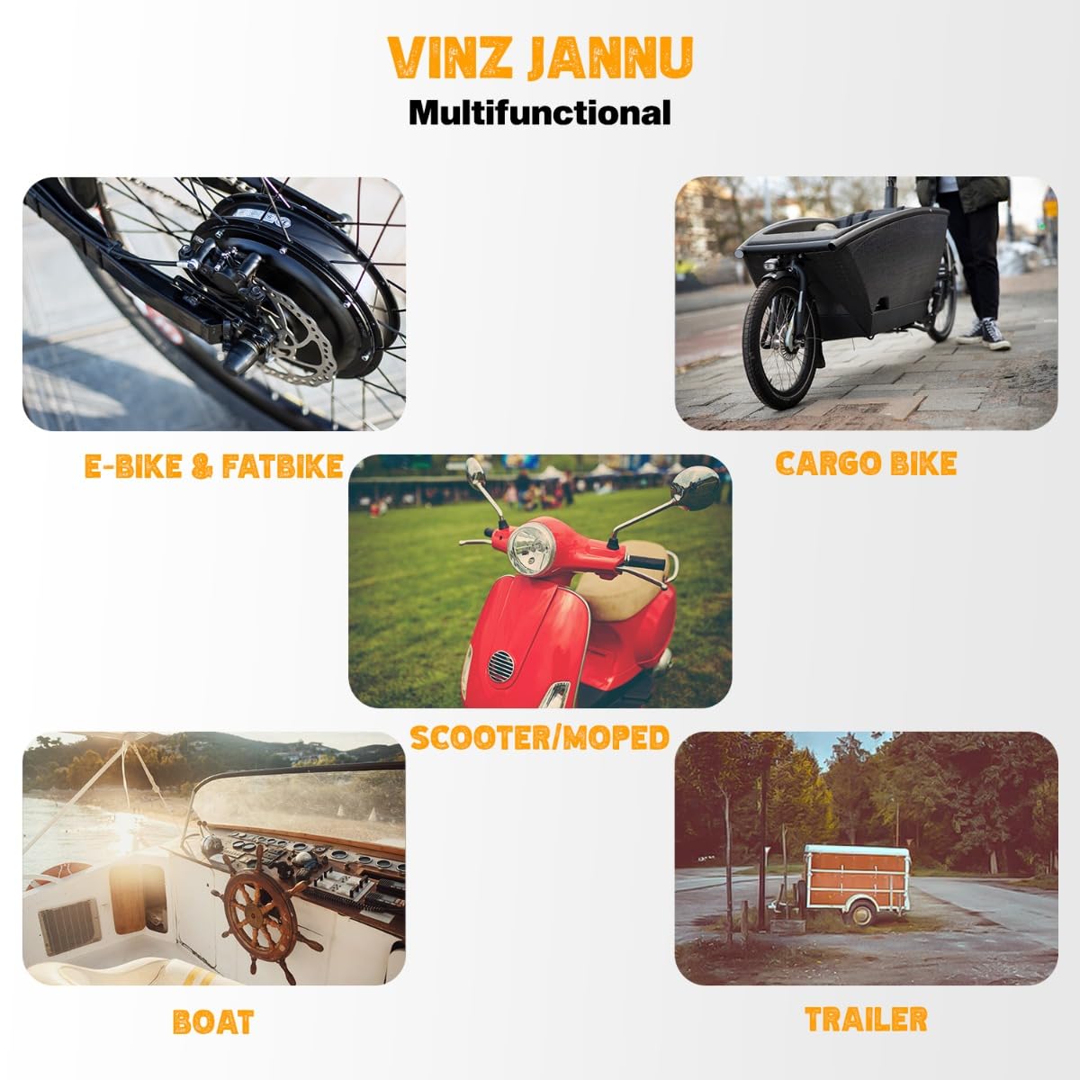 VINZ Jannu Candado de Scooter | Antirrobo con Llave | Homologada ART 3 | Testado Acero Endurecido ø10mm | Candado de Cadena para Motos & Scooters - 100cm