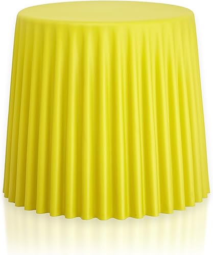 Miniatura 8 de 2xhome Moderno taburete apilable  Mesa de centro versátil moldeada de plástico otomana  Resistente a la intemperie para uso en interiores y