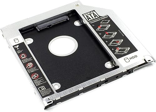 2 SATA HDD SSD Disco Duro DVD CD ROM Óptico SuperDrive Caddy Marco para Unibody MacBook MacBook Pro 13 15 17 Early Mid Finales de 2008 2009 2010