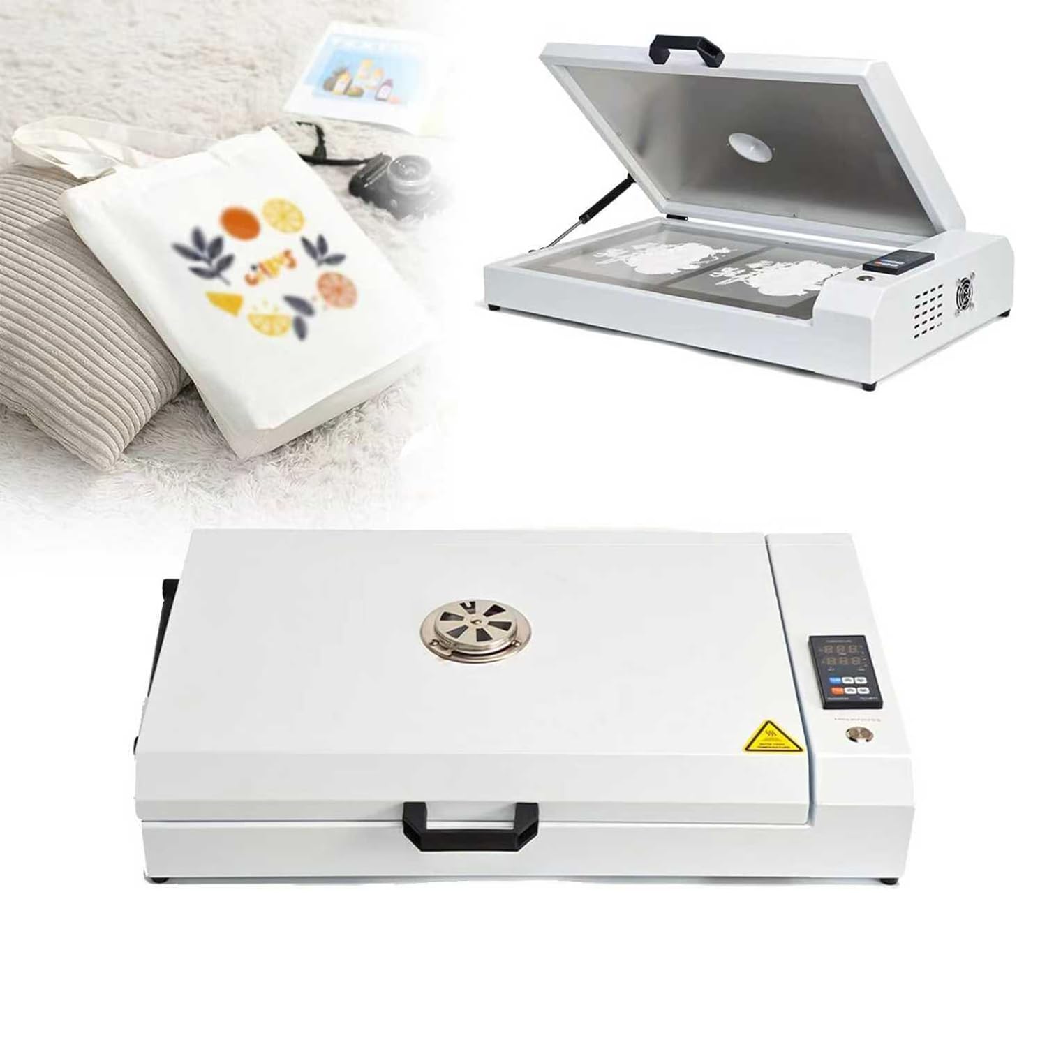 Four D'impression DTF A3/A4, Four De Séchage Thermique Double Face, Avec Contrôleur Numérique À LED, Plage De Température 0-150 °C, Surface De Cuisson 340 × 490 Mm, Pour La Cuisson De Films PET DTF