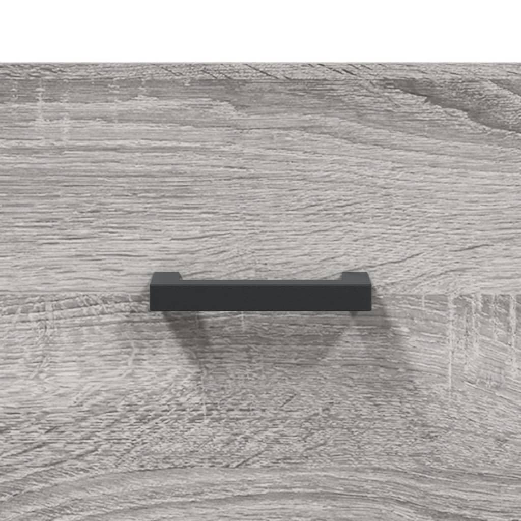 Homgoday Tavolino da caffè Sonoma grigio 50 x 50 x 40 cm, in legno ingegnerizzato, tavolino da tè per soggiorno, sala ricevimenti degli ospiti, camera da letto e ufficio, tipo 7