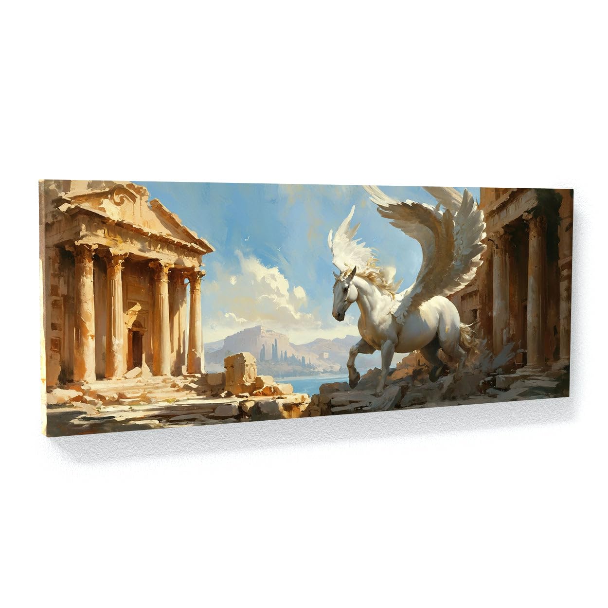 Sense Canvas Pegasus Ascendancy 1 Canvas Art - Home Decor Wall Art Print Poster Painting…