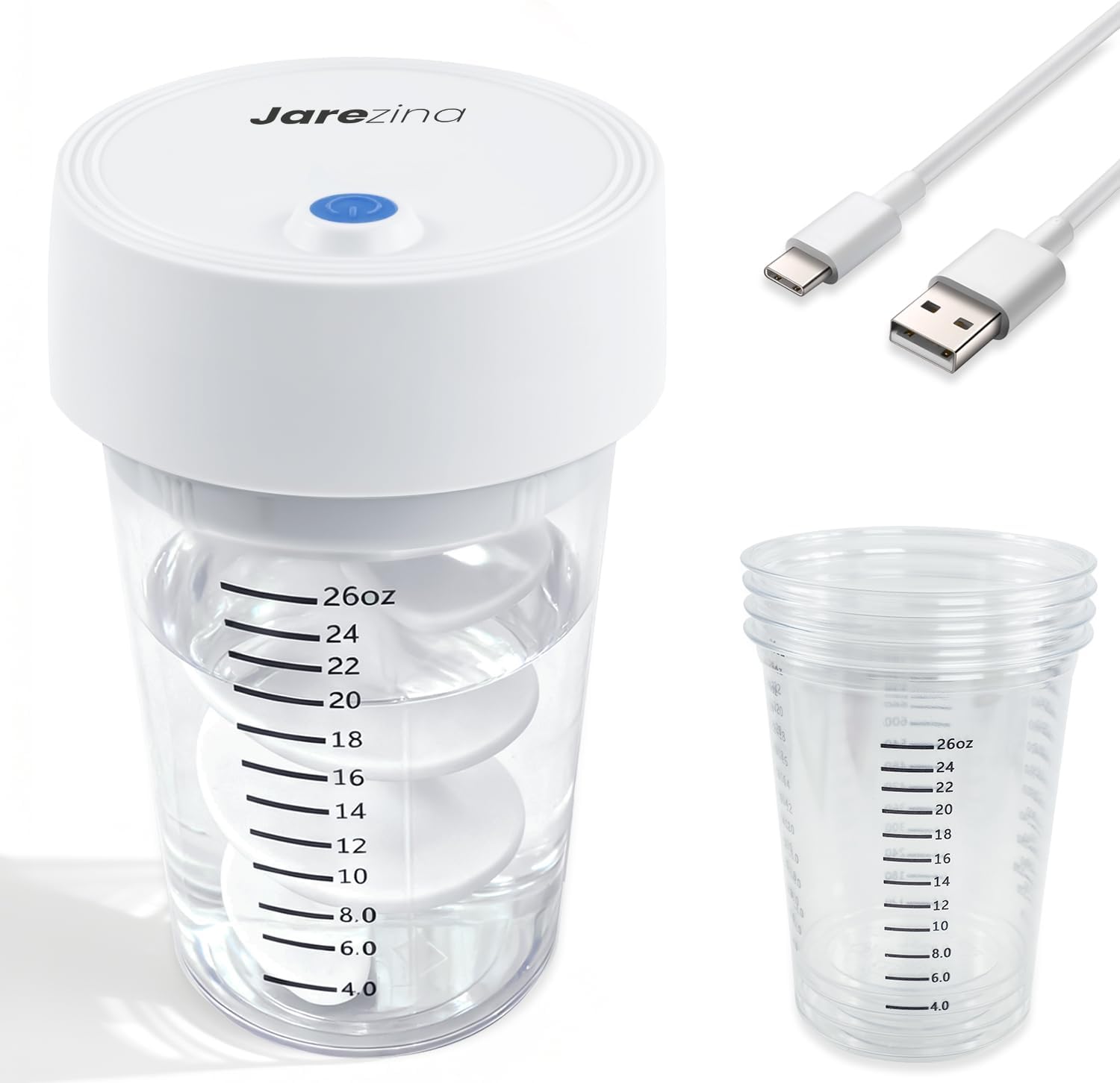 Auto Resin Mixer,High Efficiency, Minimum Bubble,Hands-Free Easy Clean Epoxy Mixer, Long Battery Life Rechargeable Electric Stirrer for Silicone Molds, Resin Molds and DIY Crafts with Measuring Cups