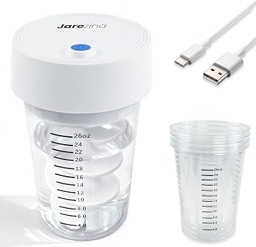Auto Resin Mixer,High Efficiency, Minimum Bubble,Hands-Free Easy Clean Epoxy Mixer, Long Battery Life Rechargeable Electric Stirrer for Silicone Molds, Resin Molds and DIY Crafts with Measuring Cups