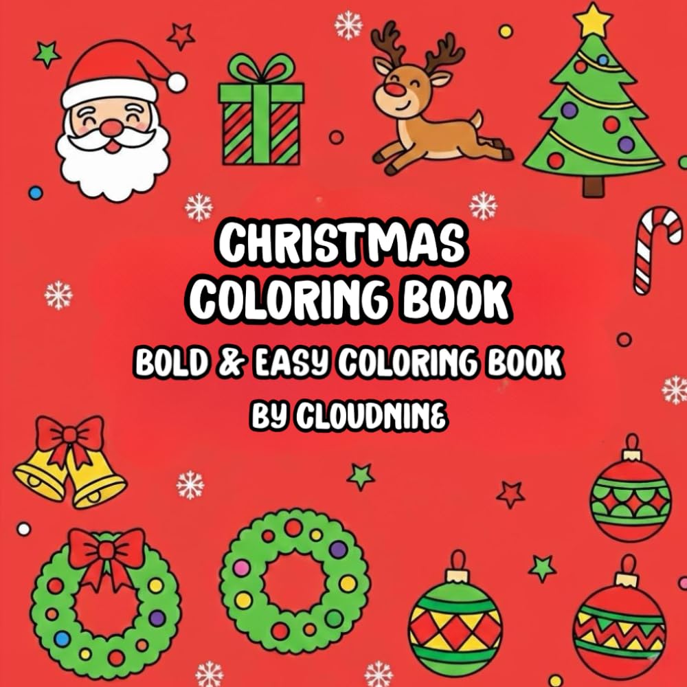 Magical Christmas Delights: A Festive Coloring Book: Festive Scenes to Color, Relax & Feel the Christmas Spirit (Christmas Joyful Coloring)
