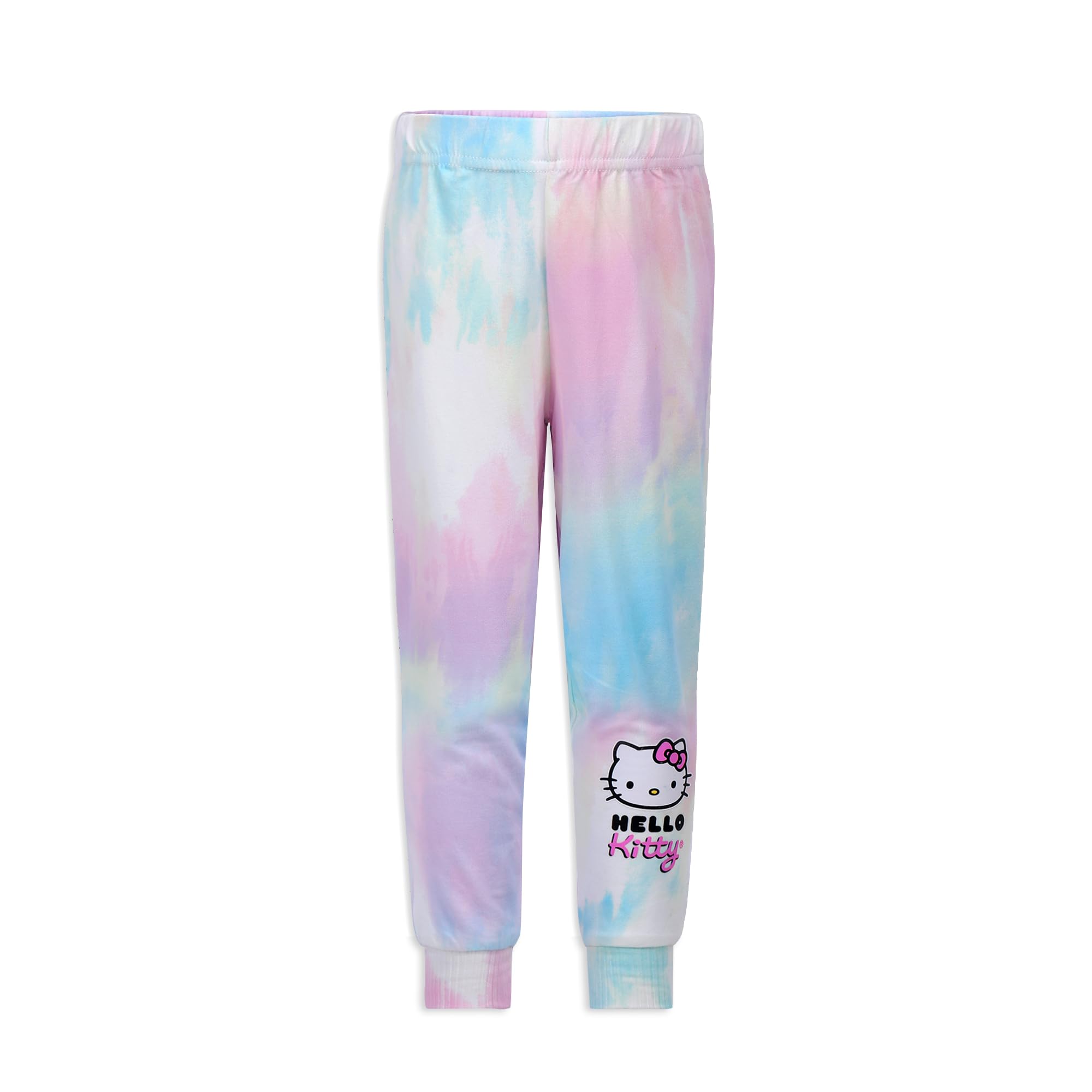Hello Kitty Conjunto de 2 piezas de sudadera con capucha y pantalón deportivo de manga larga para niñas (5), Multicolor, 5