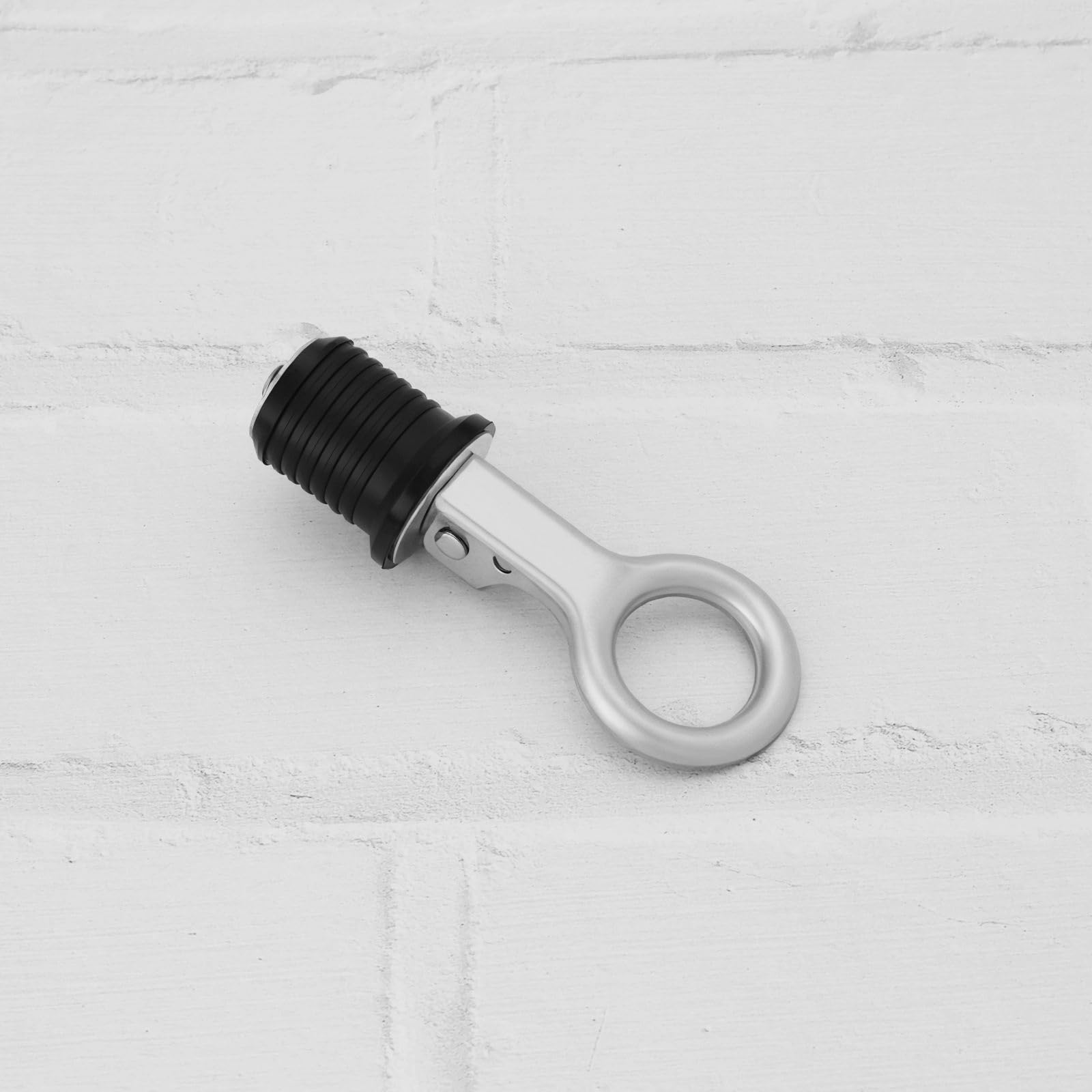 EMSea 2 x 23 mm Gummi-Bootsstopfen, Edelstahl, Marine-Bilgenstopfen, Boote, Ablaufstopfen, Schnellentriegelung, Ablaufstopfen mit Edelstahlgriff