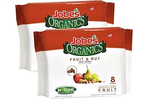 Jobe's Organics Fruit & Nut Fertilizer Spikes: Nourish Your Trees for Bountiful Harvests