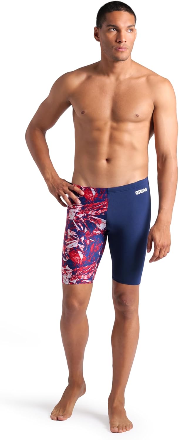 Arena Men's Performance Crackle Swim Jammer Intensive Training Professional Sports Bathing Suit