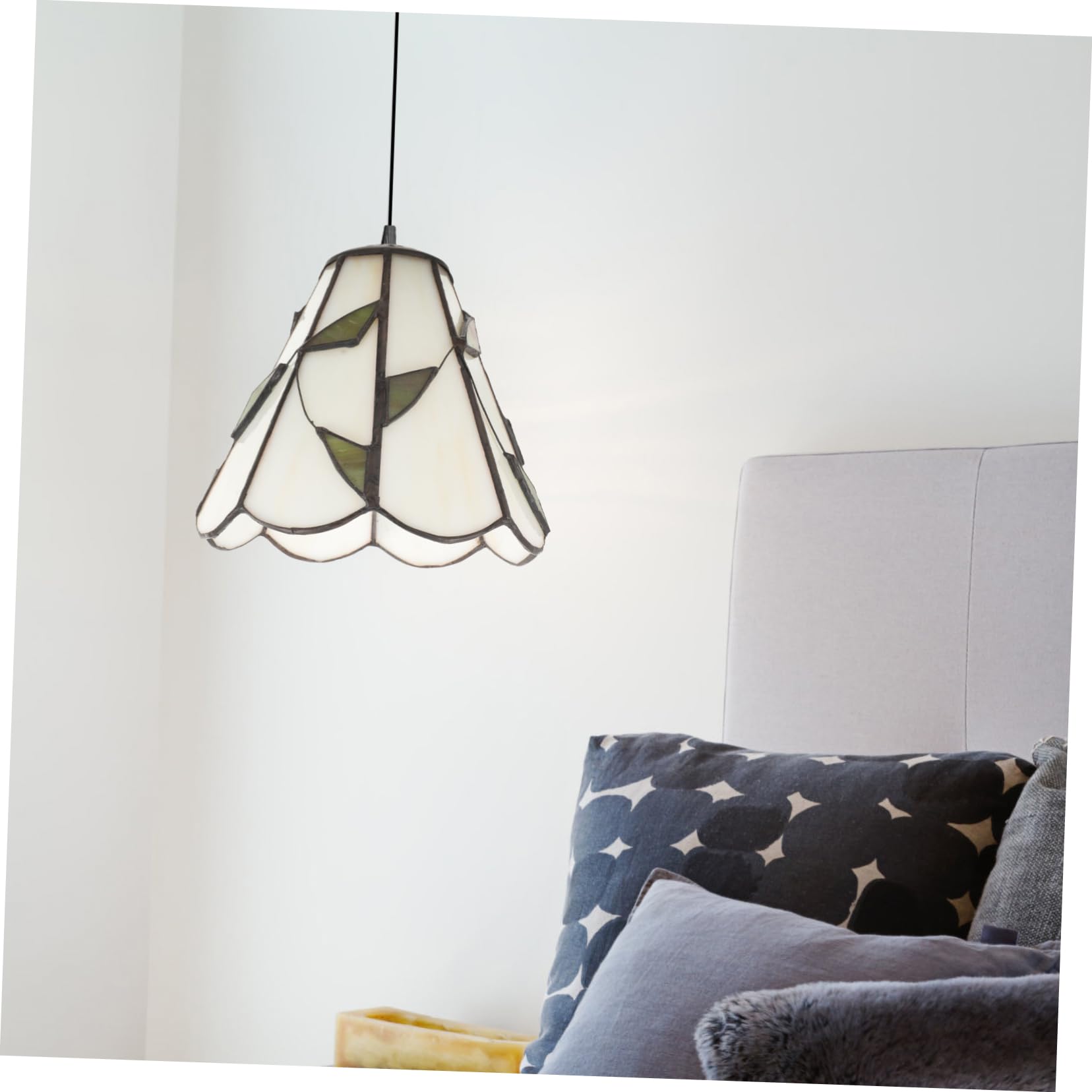 Weißer Glaslampenschirm als Ersatz für Tischlampe, Dekorativ