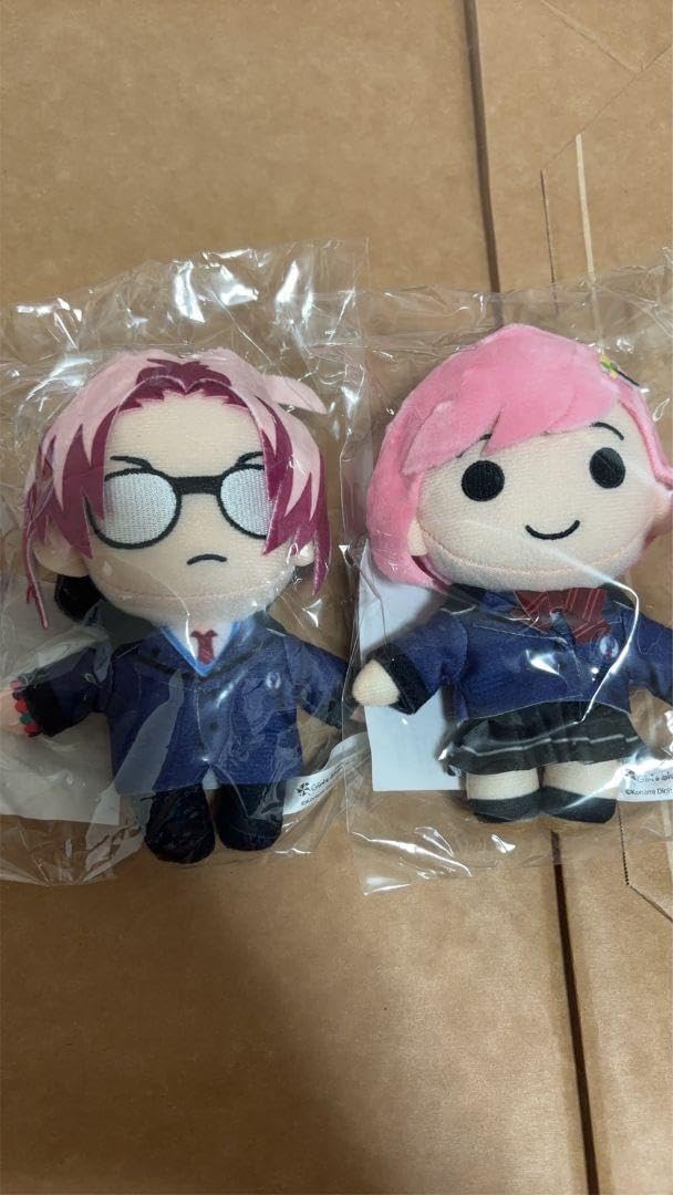 Amazon.co.jp: ときメモGS4 七ツ森実と主人公 ぬいぐるみキーホルダー