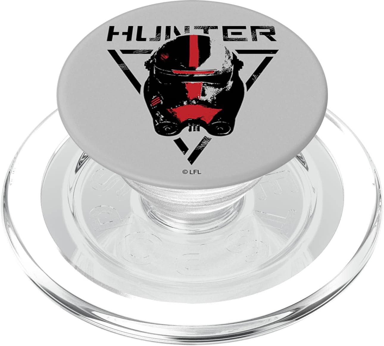 Star Wars: The Bad Batch Grey Hunter Helmet PopSockets MagSafe PopGrip for iPhone
