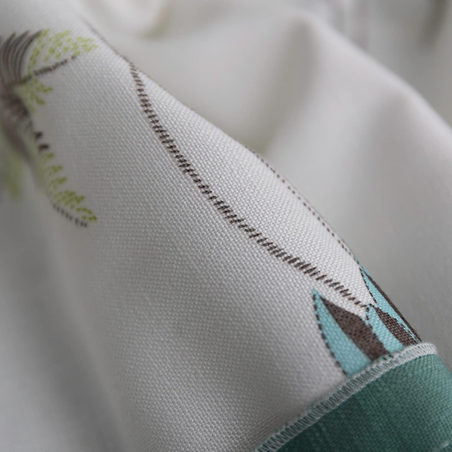 Country Style Kitchen Bistro Curtains,Cotton and Linen Lace Short Curtains,Half Valance Tier Curtain Translucent Home Window Curtain for Kitchen Bedroom Dormitory Study