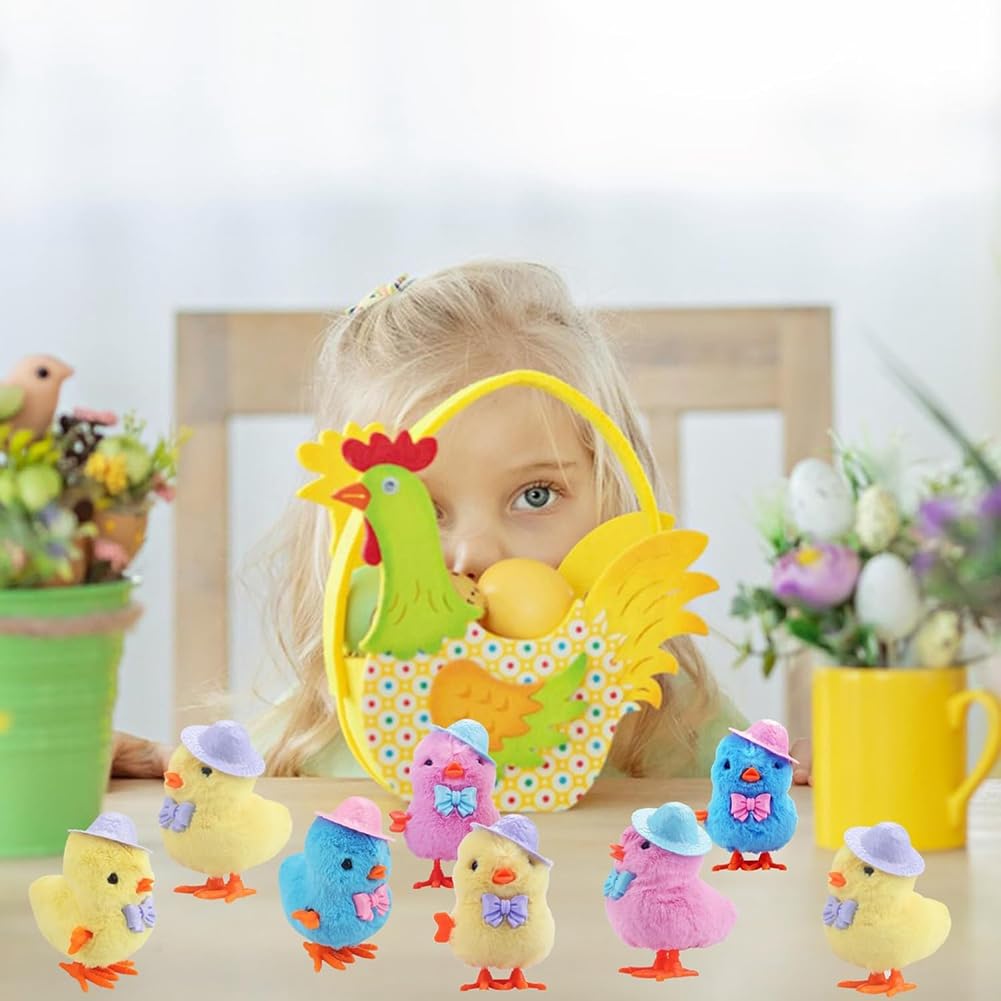 melairo Paquet de 4 en Peluche Sautant de Pâques pour Les Tout-Petits et Les Enfants, Sautillant pour Le Lapin de Pâques