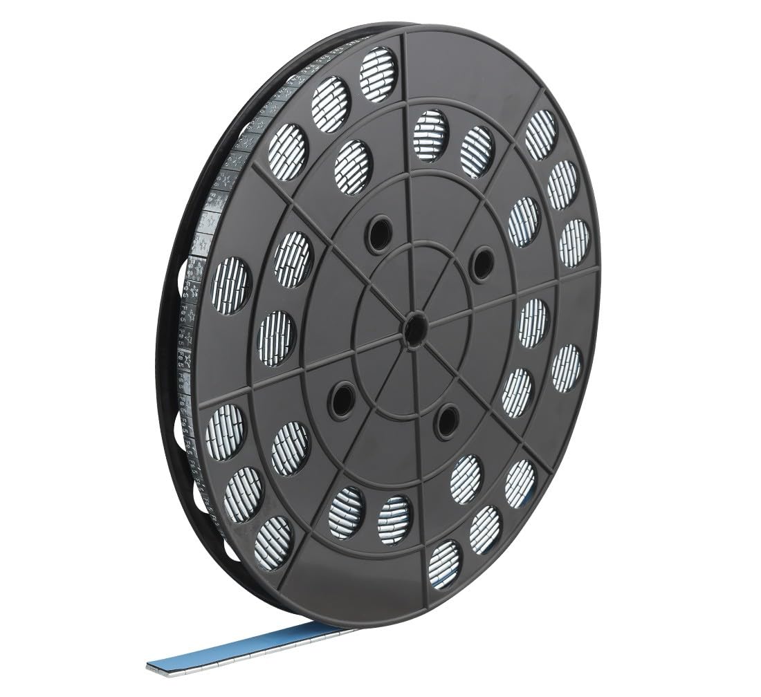 SIO Rollo Contrapesas Adhesivas para Llantas Coche 6 kg – Pesos Equilibrado 5g Segmentados – Plomo/Acero para Equilibradora – Adhesivo Fuerte Anticorrosión – Taller Mecánico Profesional