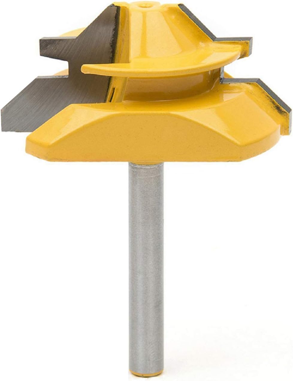 1/4 Inch Shank 45 Degree Lock Miter Router Bit 3/4 Inch Stock Joint Router Bit Woodworking Cutter Tool