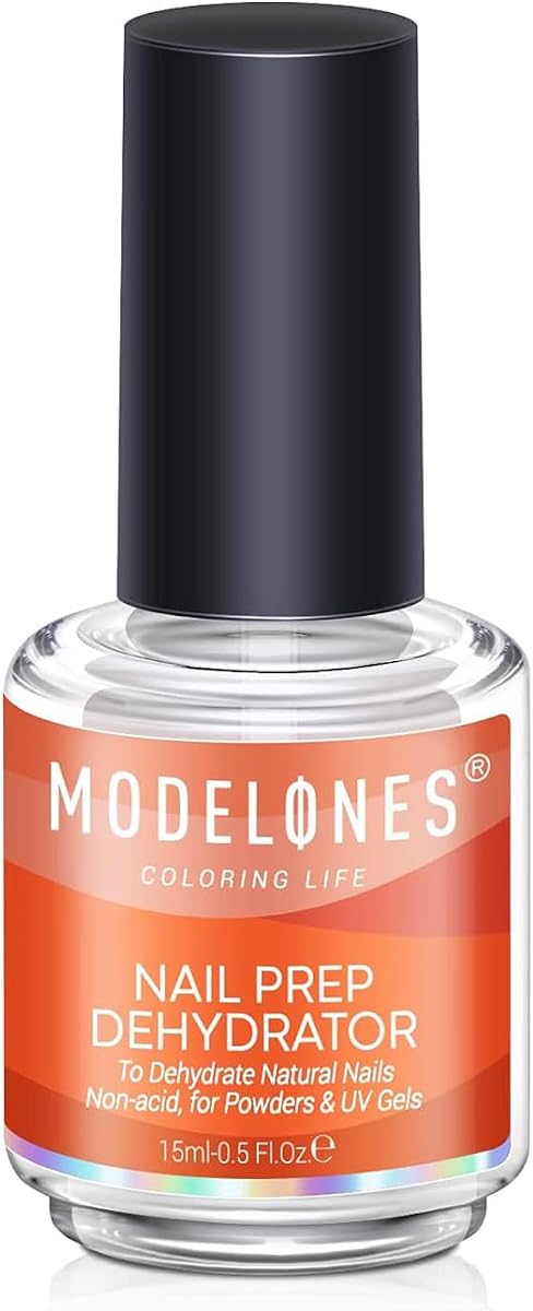 modelones Deshidratador de uñas para capa base, preparación de uñas deshidratador sin ácidos | para uñas acrílicas y esmalte en gel, imprimador sin hema