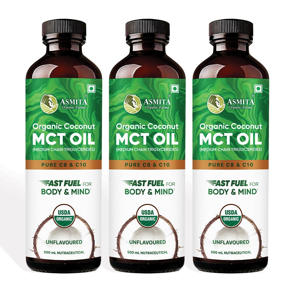 MCT Oil 500ml | Pure C8 & C10 | Keto & Paleo Friendly | Organic | Sourced from Coconuts | Unflavored Oil that helps Supports Brain Function & Instant Energy | Pack of 1 — Amazon image 11