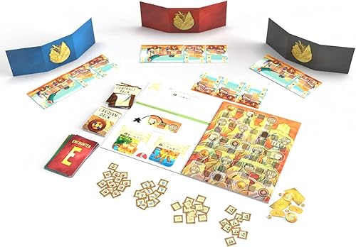 Miniatura 4 de Matagot Almanac The Dragon Road - Juego de mesa para adultos y adolescentes, juego de mesa de estrategia, juego de aventura, para edades de 14 años