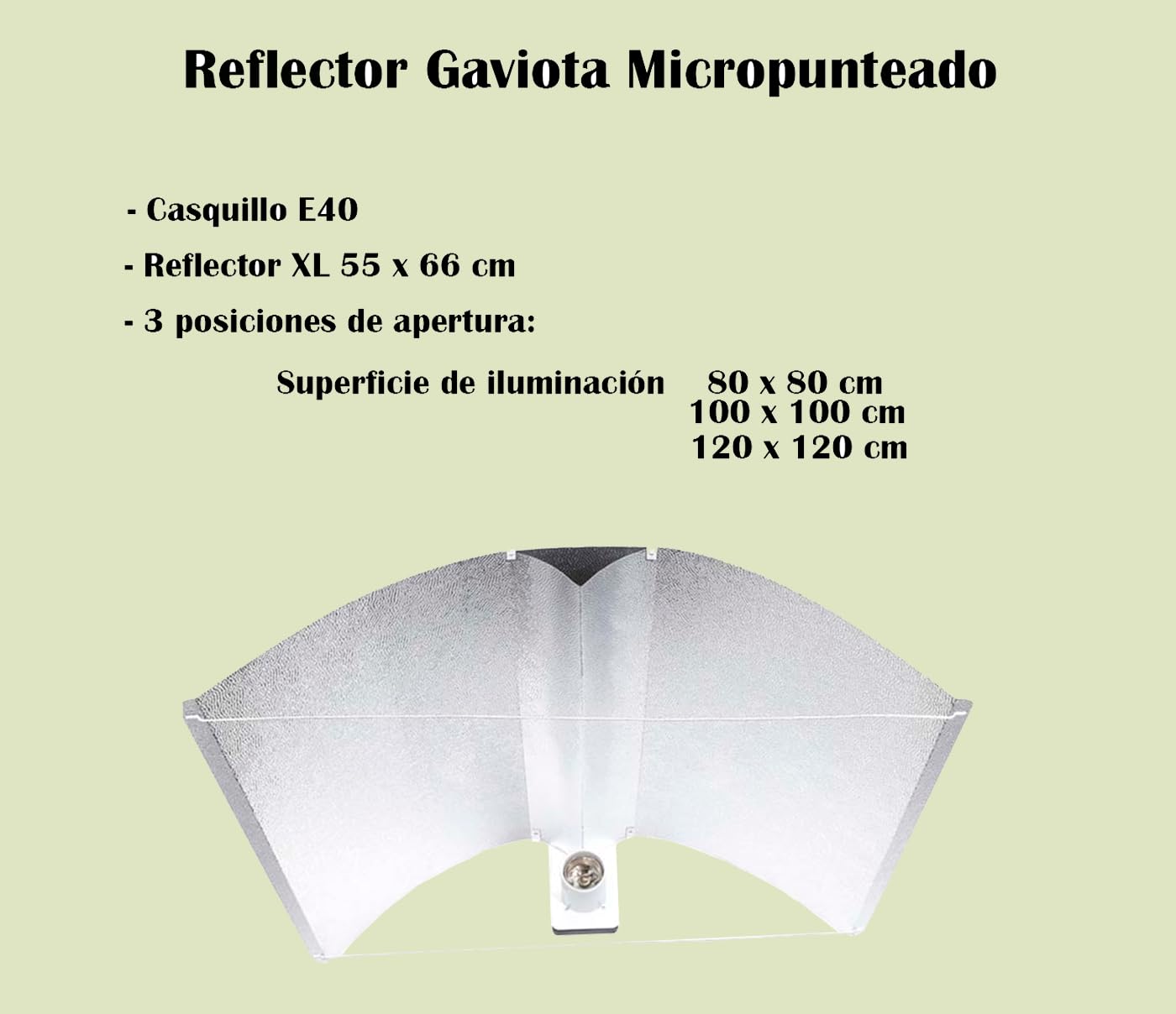 Kit de iluminación de Cultivo 600w Gaviota + balasto electrónico Ignator y lámpara