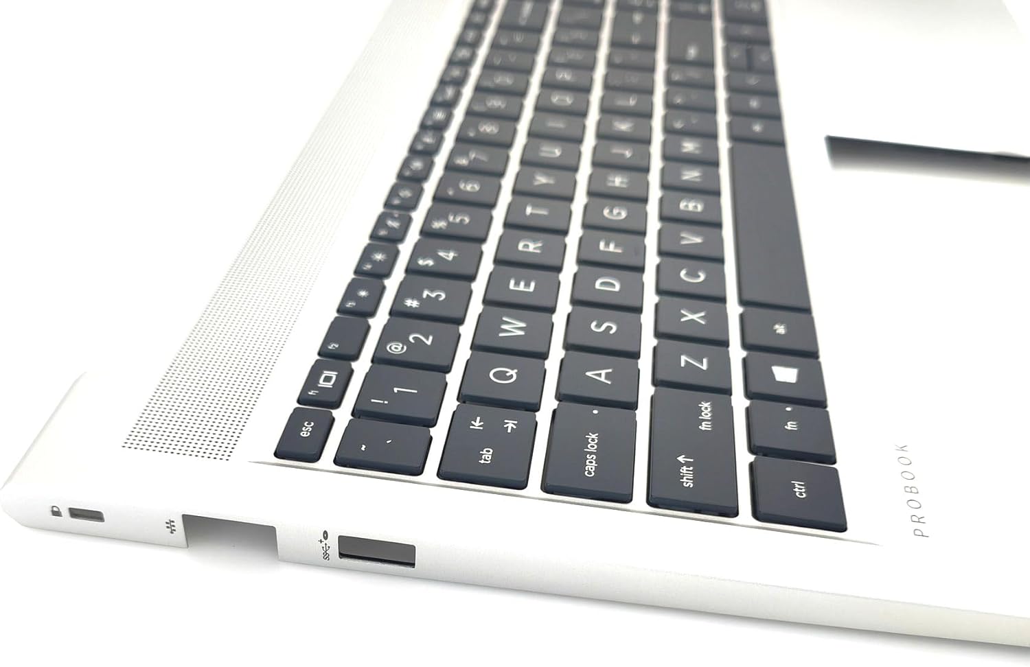Replacement Upper Case Palmrest for HP Probook 450 455 G9 Series Laptop Backlit Keyboard Assembly Top Cover N01933-001 Silver