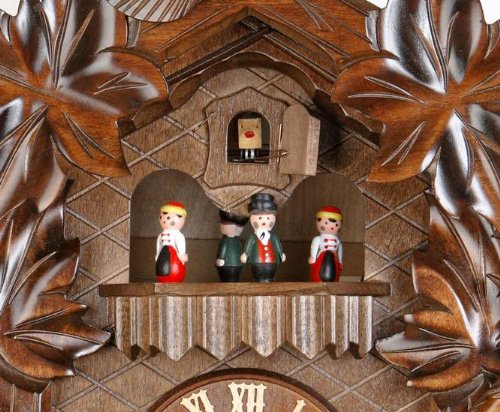 German Cuckoo Clock 8-day-movement Carved-Style 20.00 inch - Authentic black forest cuckoo clock by Hekas - Image 3