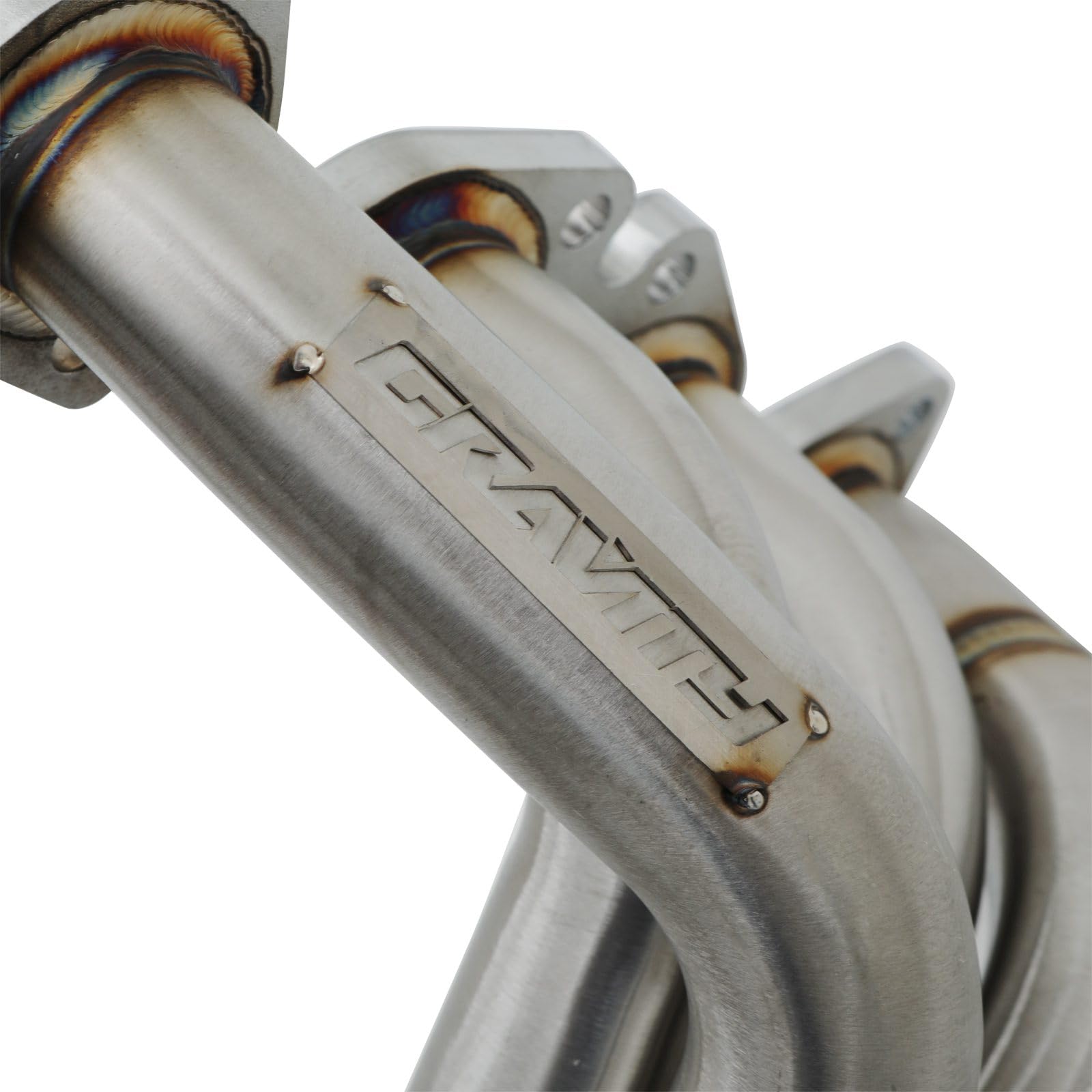 Collettore di scarico da 5,1 cm, compatibile con Citroen C2 1.6L 16v VTS 125bhp modelli 2005-2011 sistema di scarico De Cat in acciaio inox