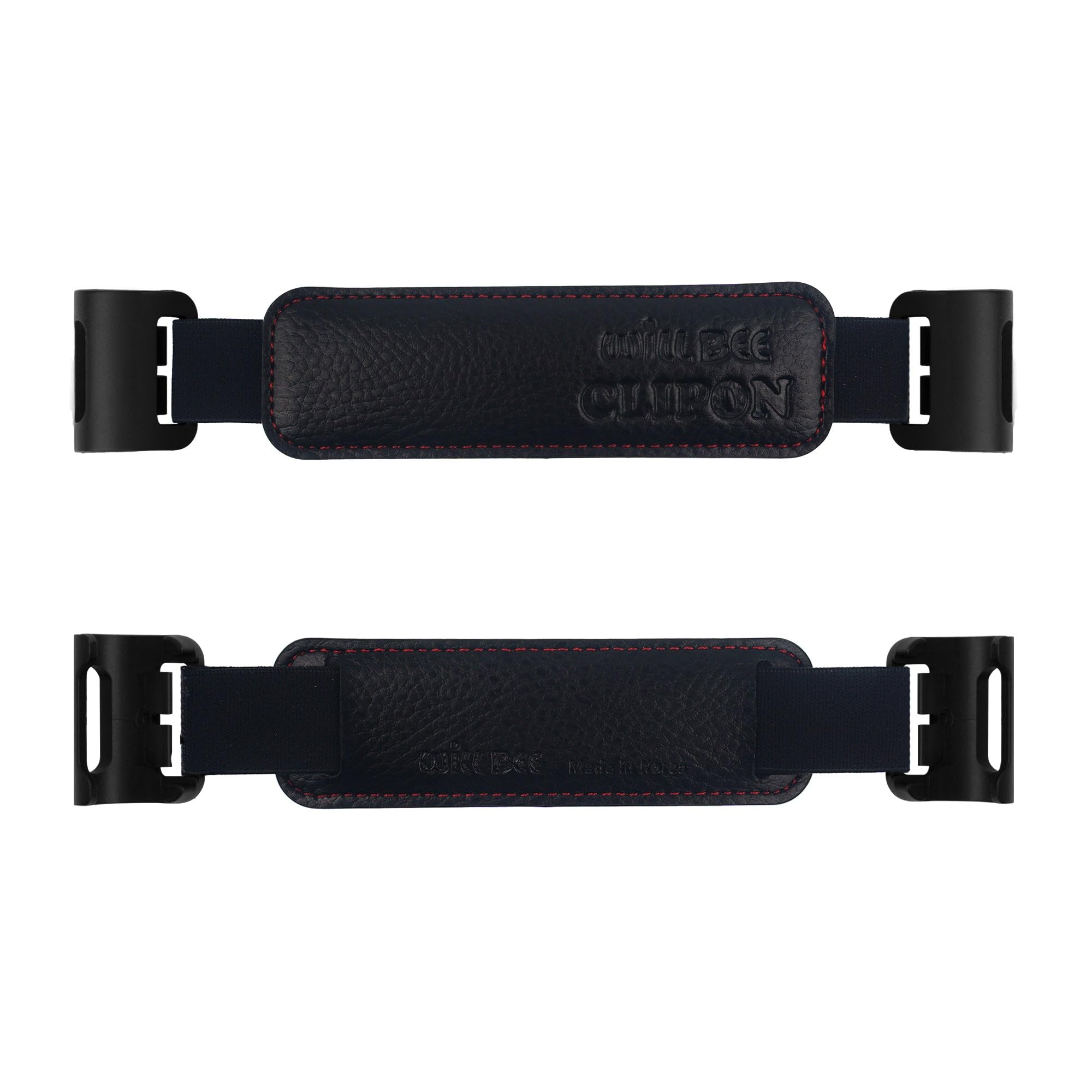 WiLLBee CLIPON Hand Pad Mini - Tablet e-Book Hand Strap Finger Grip Holder (Black, for 6.8-7 inch Device)