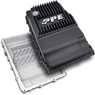 PPE Heavy Duty Cast Aluminum Deep Transmission Pan (Black) 328053120 Compatible for Ford 2017+ F150 with 10R80 Transmission