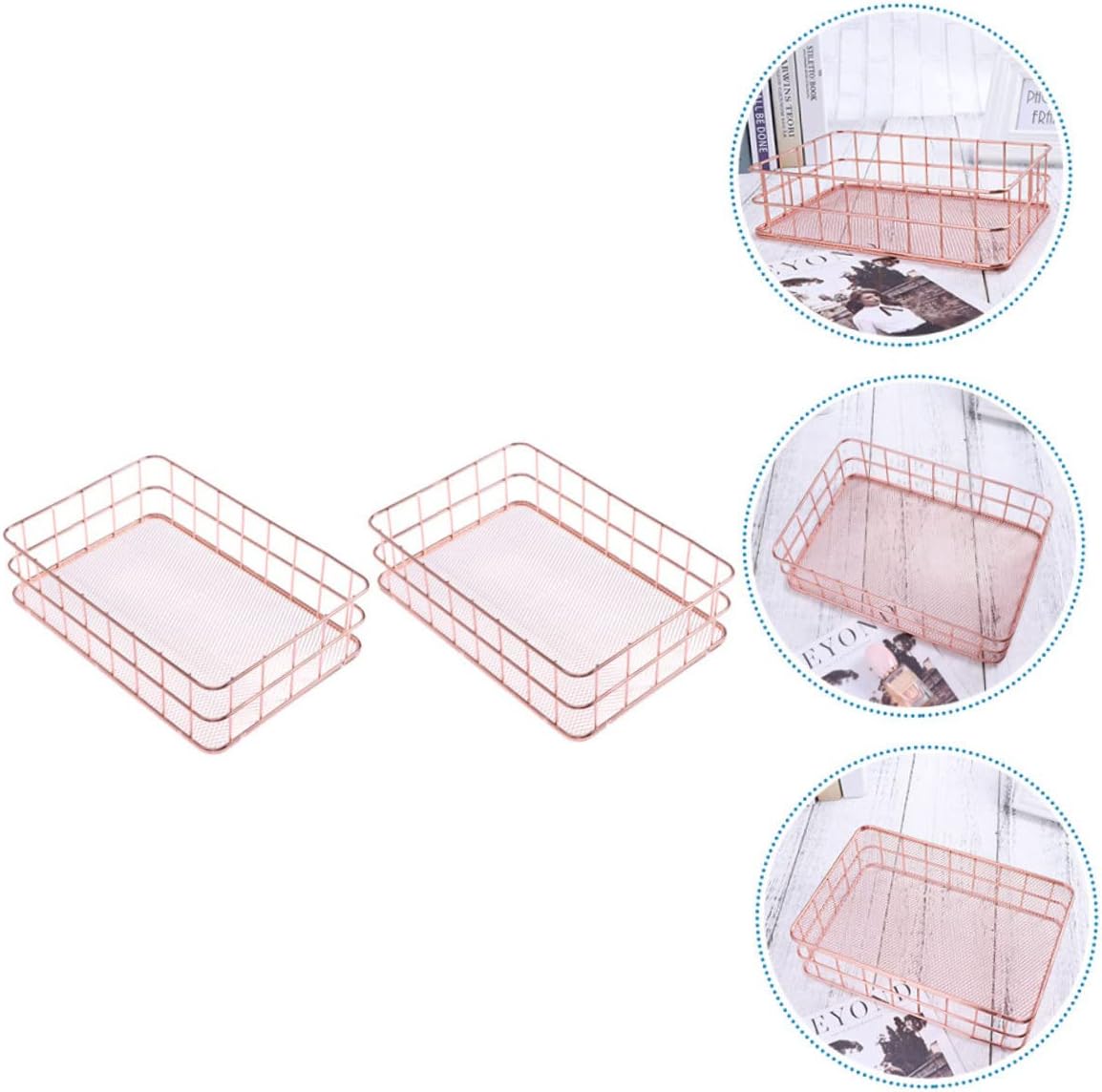 Ciieeo 2pcs Organizing Storage Basket Hand Towel Holder for Guest Napkin Holder Bathroom