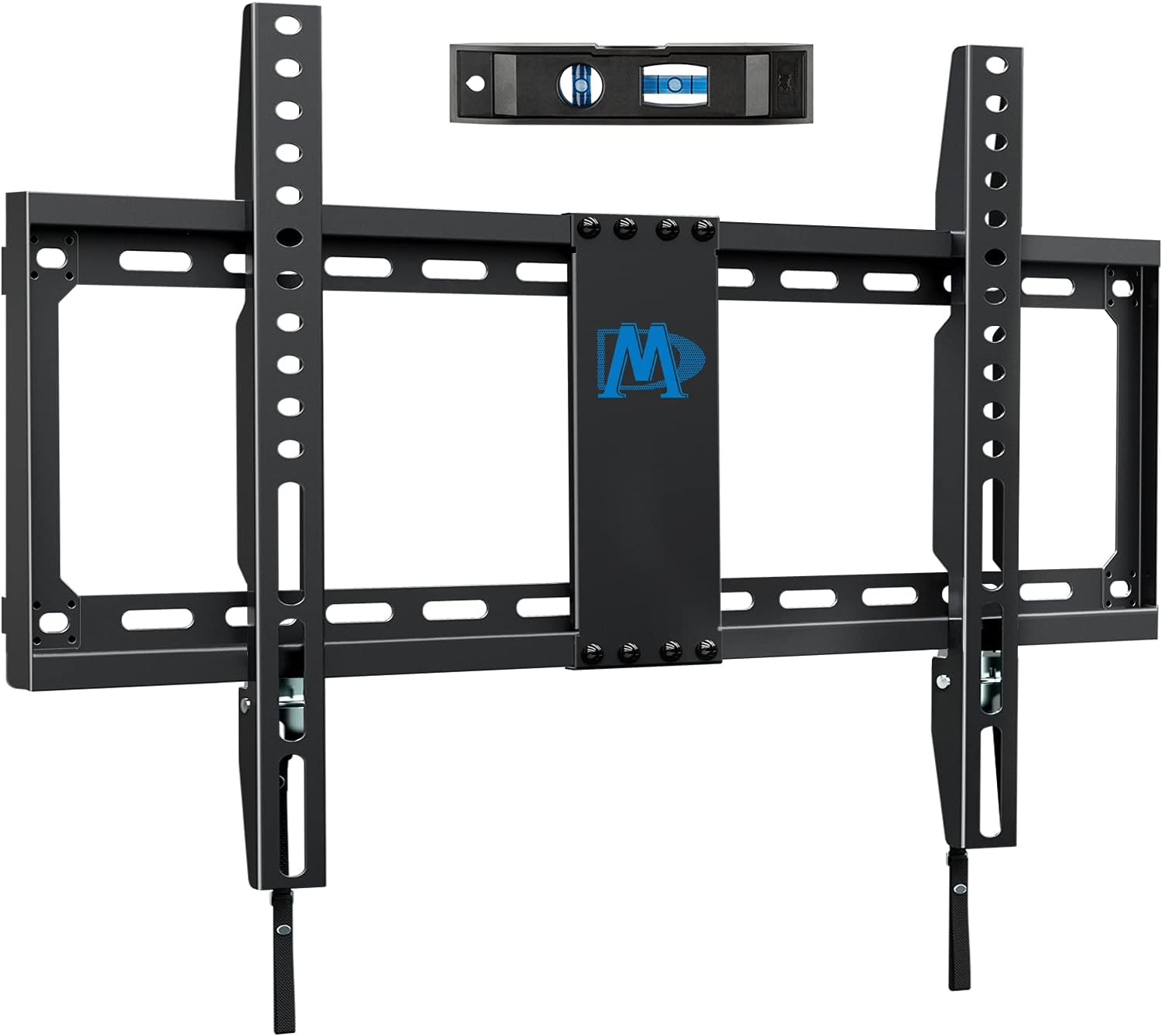 TV Mount Fixed for Most 42-84 Inch Flat Screen TVs, UL Listed TV Wall Mount Bracket up to VESA 600 x 400mm and 132 lbs - Fits 16"/18"/24" Studs - Low Profile and Space Saving MD2163-K