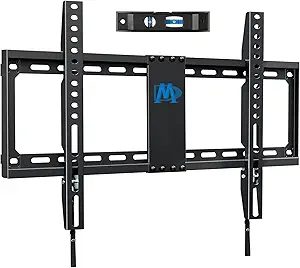 Mounting Dream TV Mount Fixed for Most 42-84 Inch Flat Screen TVs, TV Wall Mount Bracket up to VESA 600 x 400mm and 132 lbs - Fits 16"/18"/24" Studs - Low Profile and Space Saving MD2163-K