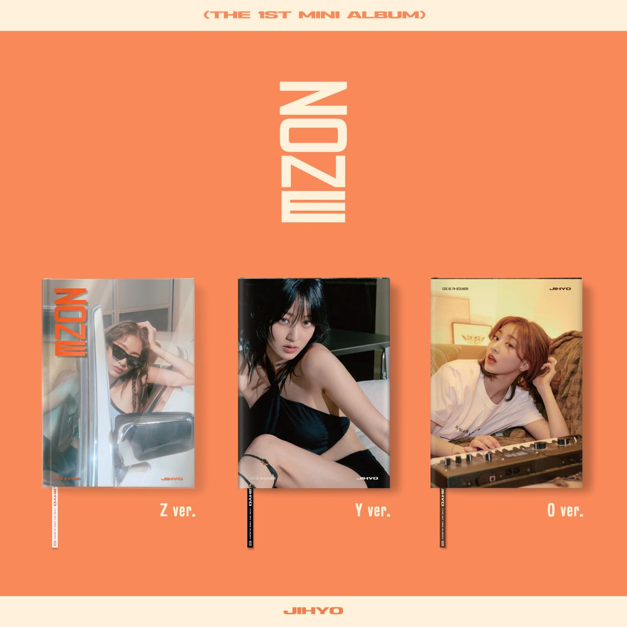 K-POP MERCH JIHYO TWICE 1st Mini Album ZONE Random Ver
