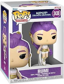 Funko Pop! Animation Kpop Demon Hunters - Rumi - 1/6 Odds for Rare Chase Variant - Glow in The Dark - Collectable Vinyl Figure - Gift Idea - Official Merchandise - Toys for Kids & Adults