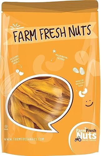 Rebanadas de mango seco natural (1 libra), sin azúcar ni conservantes añadidos, totalmente naturales, deliciosa dulzura ácida, se compara con mango
