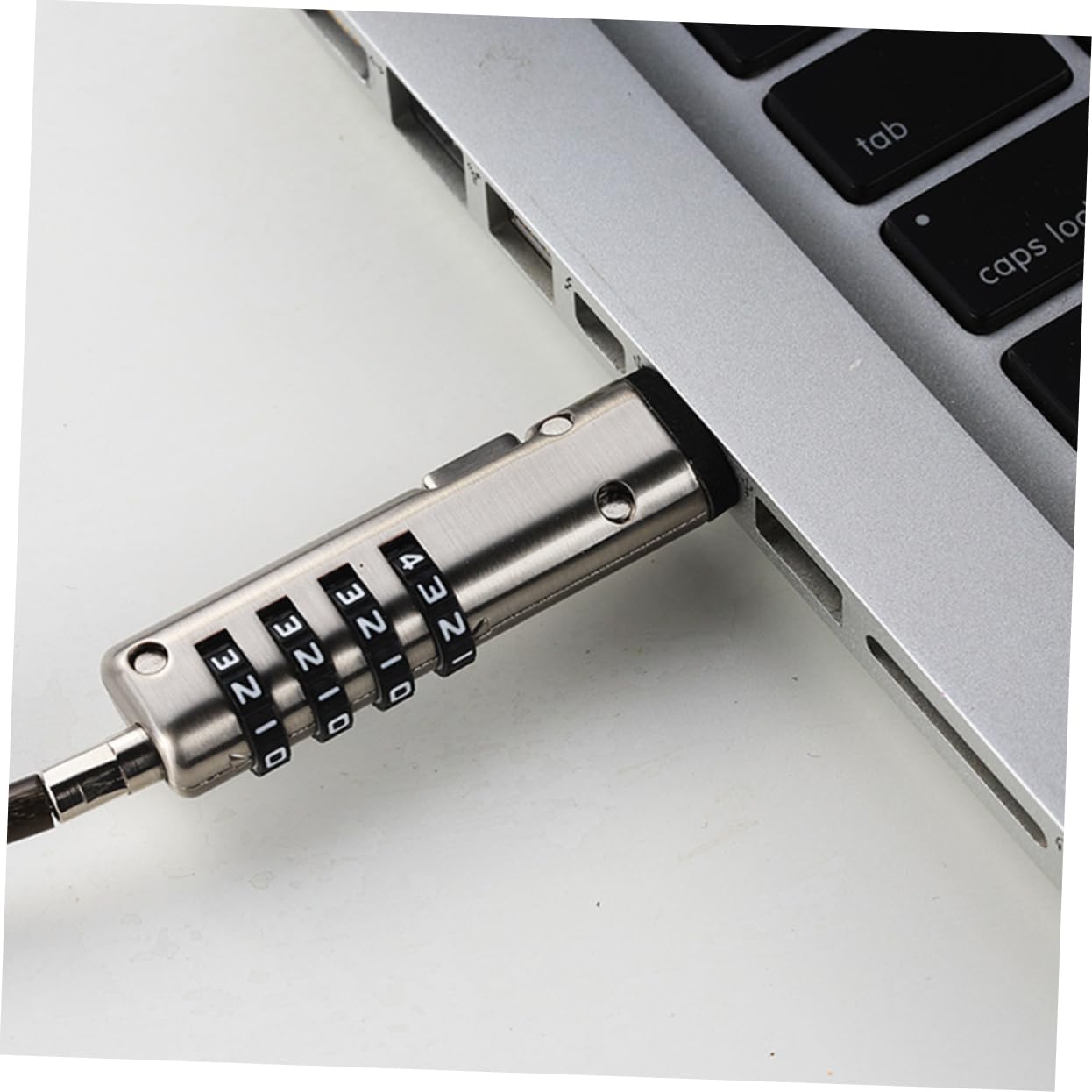 BRIGHTFUFU Password Lock USB Lock Lock USB Interface Lock Security Notebook Lock