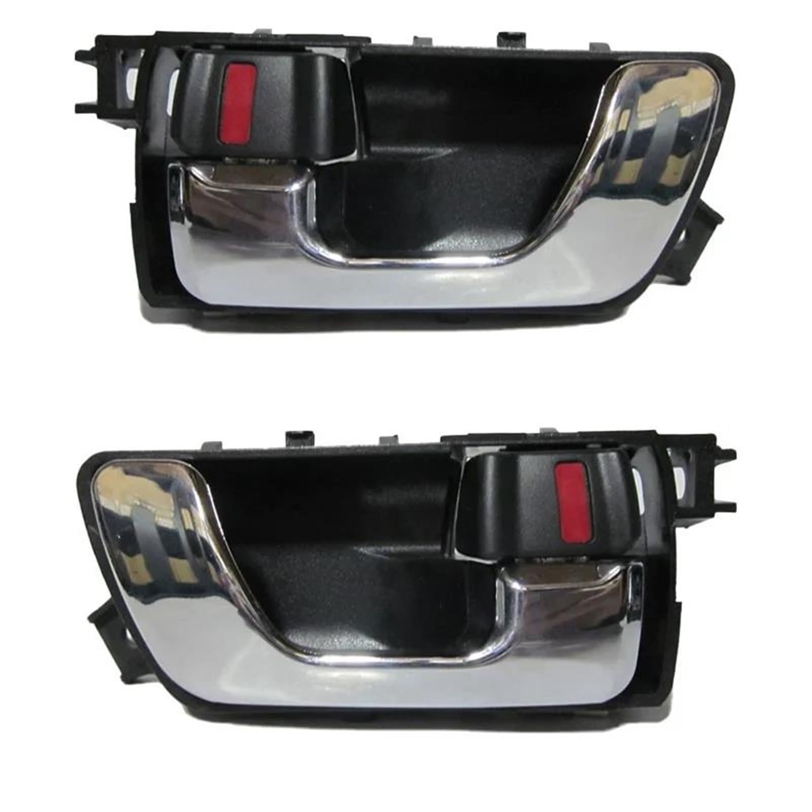 KMAGE Interior Door Handle Car Interior Door Handle for Mitsubishi for Pajero for Montero for Shogun MK3 V63 V65 V73 V75 V77 V78 2001-2006(1 Pair 1)
