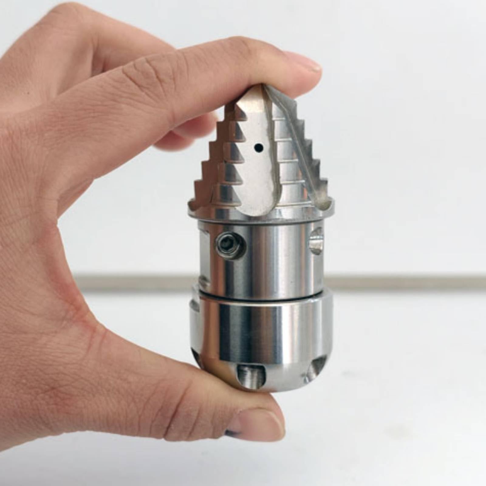 Colcolo Rotary Nozzle Ugello Rotante Ugello Drenaggio Ugello Alta Pressione Ugello per in Acciaio Inox con Testa Rotante Contro, 1/2 40L/Min