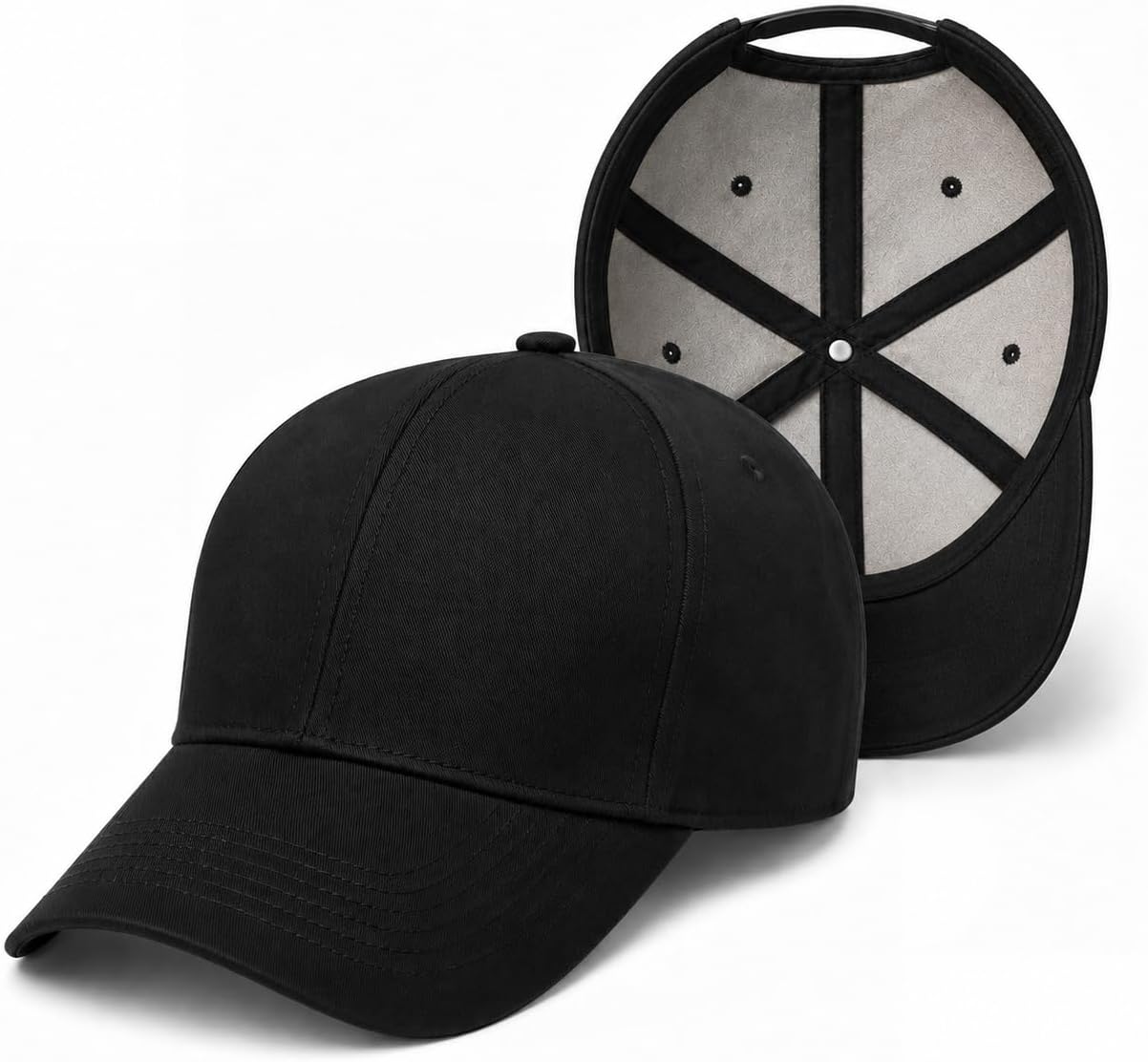 HAVN EMF Blocking Hat for Men & Women - Adjustable Faraday Cap with WaveStopper Silver Shielding - Blocks 99% of WiFi 5G Cellphone Radiation - Breathable EMF Protection - Black One Size