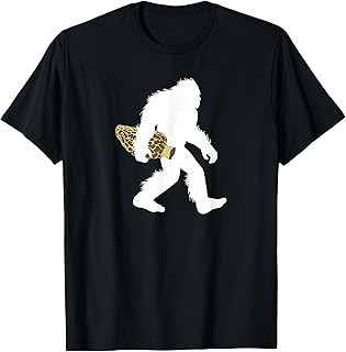 Bigfoot With Morel Mushroom Shirt, Sasquatch Fungi Tee Gift T-Shirt