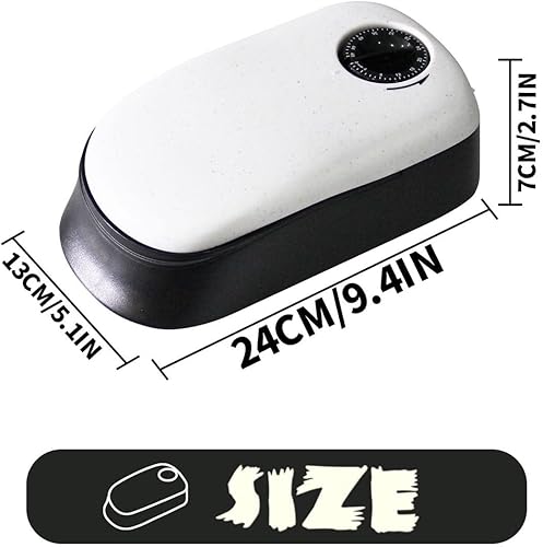 Miniatura 8 de PAWISE Comedero automático para gatos, 1.5 tazas, temporizador de 48 horas, con bolsa de hielo, para dispensación de alimentos para mascotas