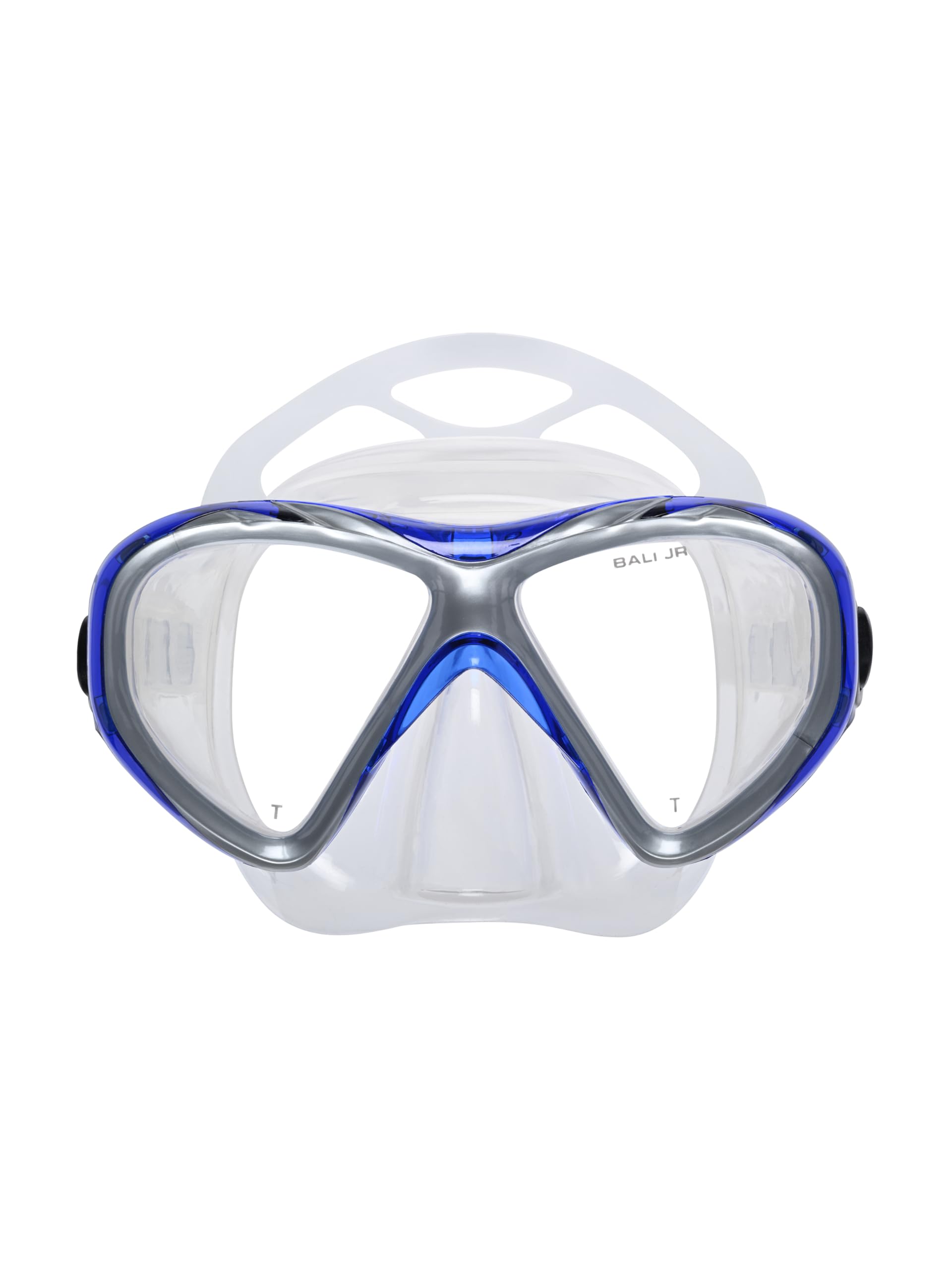 Mares Combo Bali Splash JR – Kit de Máscara de Tuba Junior, Vidrio Templado, Snorkel Splash Top, Edades 7+