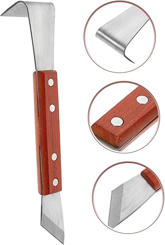 Miniatura 3 de Sosoport Espátula rascador de corteza de árbol frutal hombre de madera multiusos