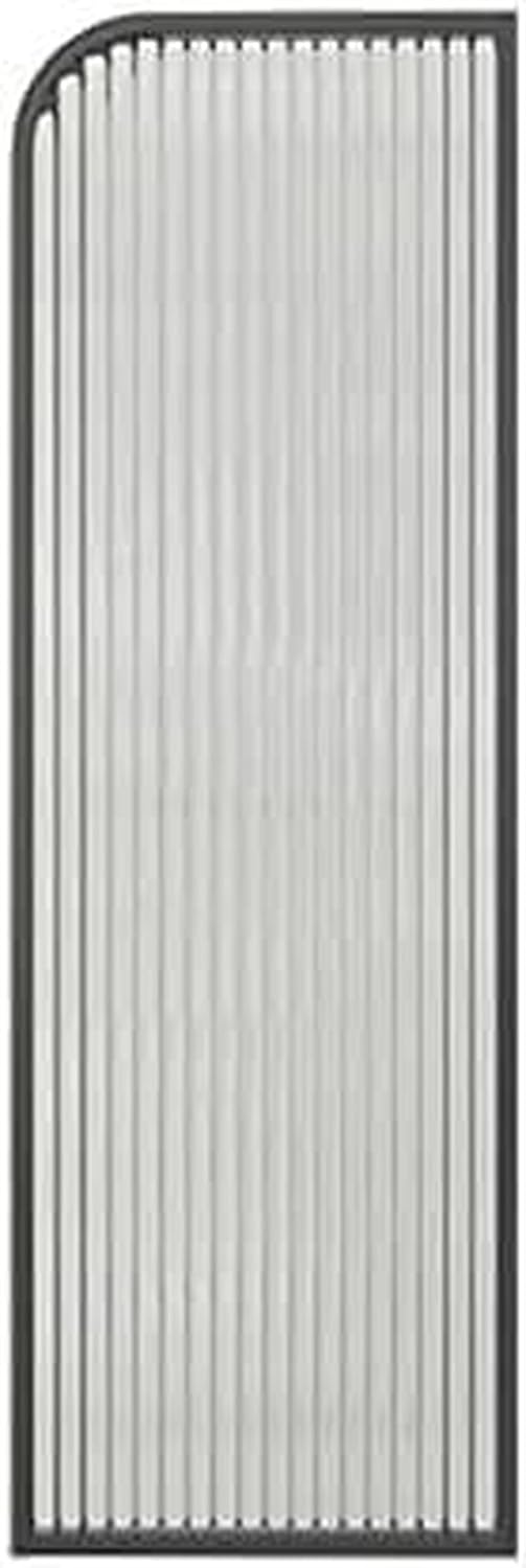 Toilet Partition Wall-Mounted Men Urinal Screen Toilet Partition, Modern Restroom Urinal Partition Divider Screen, Stainless Steel Frame and Translucent Glass Panel Partition-1