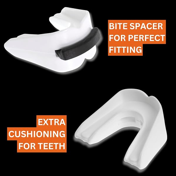 GAME GUARD - Protector bucal DOBLE/Protector de encías - para dientes superiores e inferiores - Protector bucal, Aprobado por CE, Boxeo, MMA, Deportes - 4