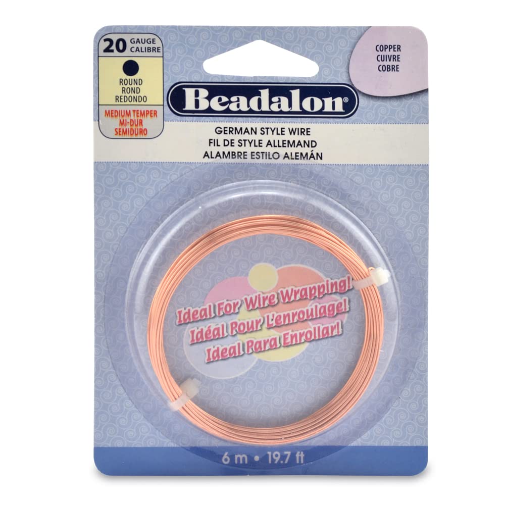 Alambre de estilo alemán Beadalon contra deformaciones en joyería 6m