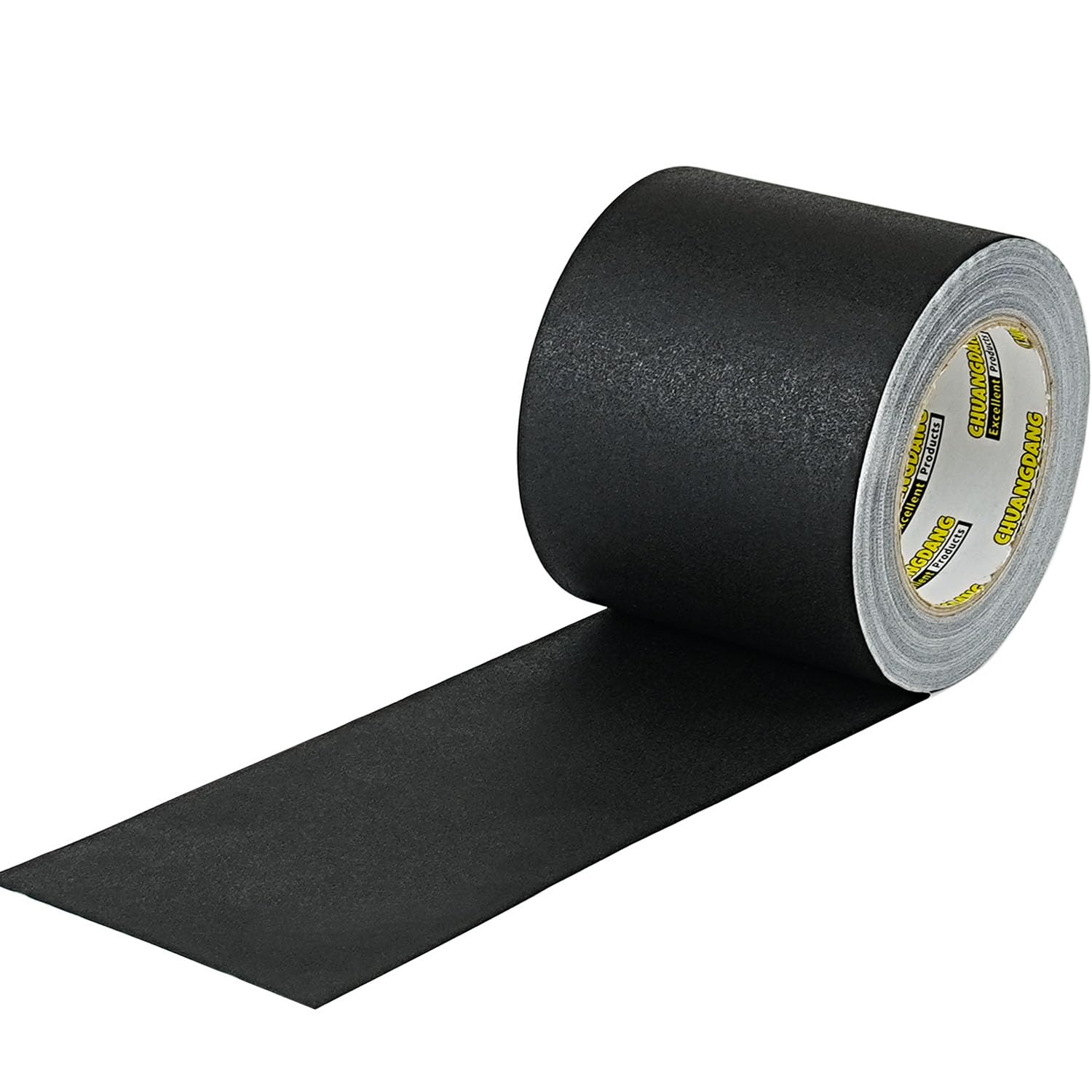 1-Pack Black Gaff Tape,4 inch x 30 Yards,Black Gaffers Tape,Matte Gaffer Tapes for Stage,Studio, Wire Finishing,Photography,No Residue,Non Reflective,Easy Tear