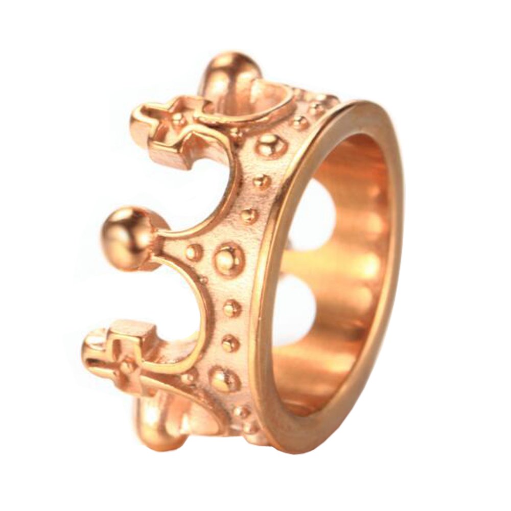 Men's Stainless Steel Ring Band King Crown Knight Fleur De Lis Cross