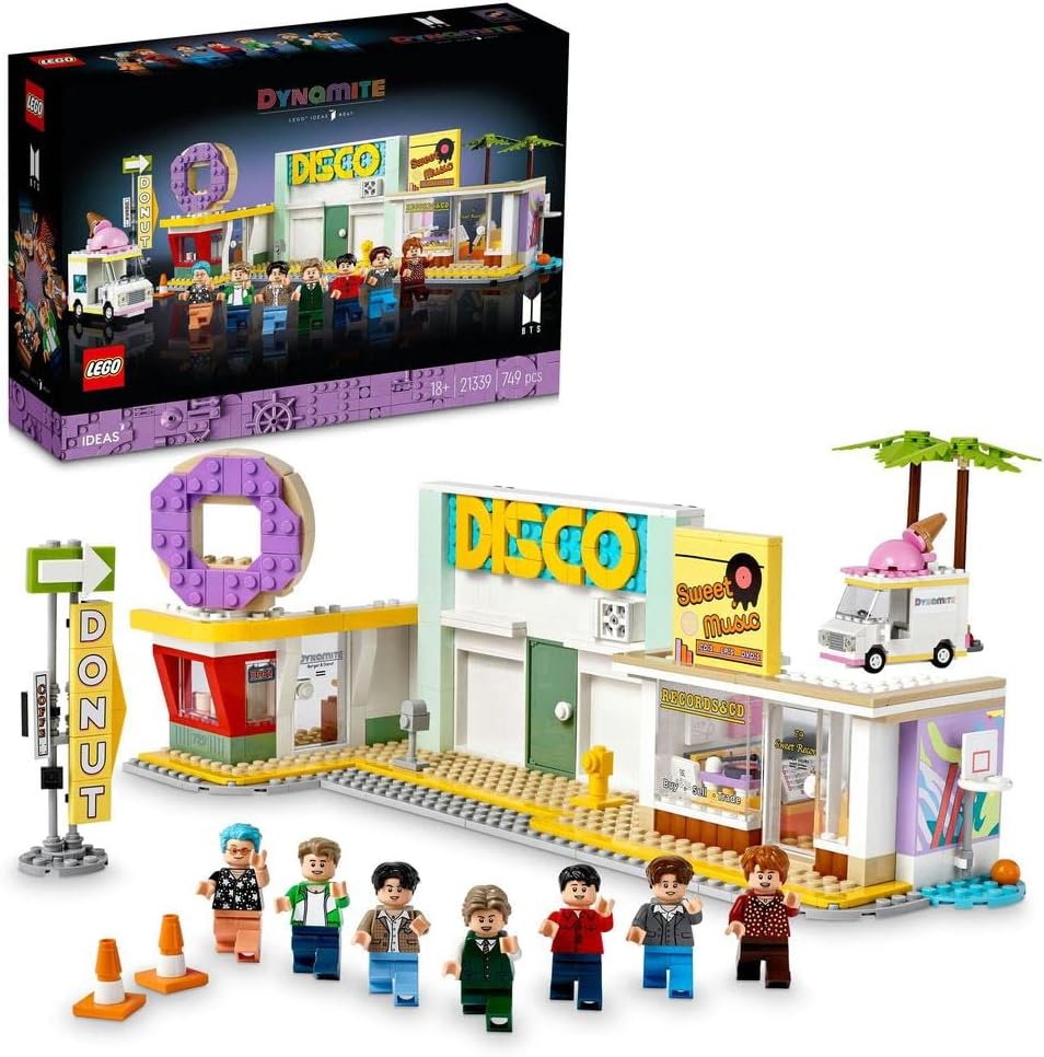 LEGO Ideas BTS Dynamite 21339 Building Kit; Music Video Construction Set; Gift Idea for Those Who Love BTS